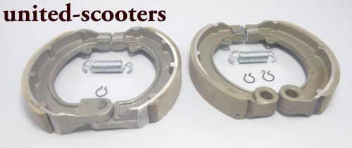 Vespa vlb front and rear brake shoe pair 2 post 10 inches brand new v2216