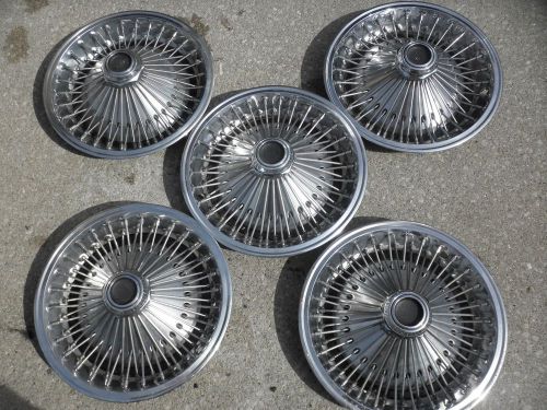 1971 to 78 chrysler-dodge-plymouth wire hubcaps 14 in.(5)