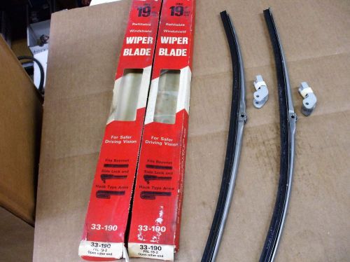 Nos trico 33-190 (prl-19-2) wiper blade-lot of two pieces