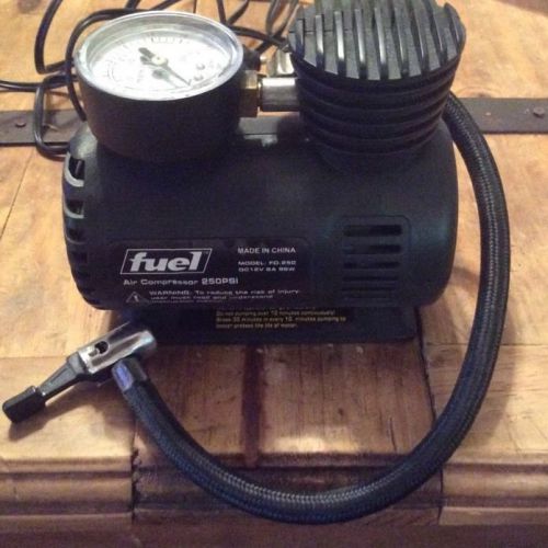 Fuel 250 psi/12 volt air compressor
