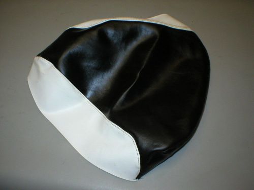 Black white seat cover (maybe moped honda hobbit express yamaha qt50 yamahopper