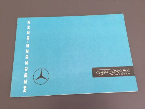 Mercedes 300sl 300 sl original sales brochure mint condition 1950’s