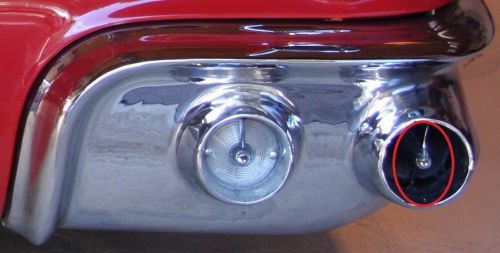 New 1957 cadillac eldorado convertible bearritz  seville exhaust bullet