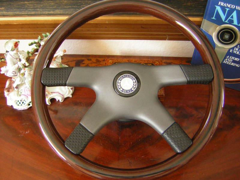 Mercedes amg wood steering wheel w107  350 450  sl  slc  amg 71 - 75  new nos