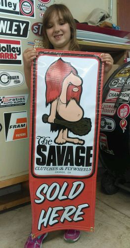Savage clutch / flywheel banner nhra gasser man cave garage