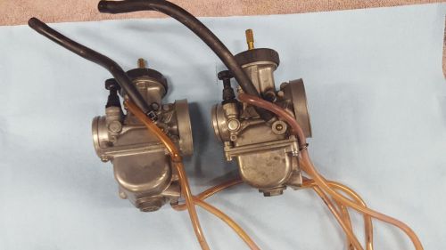 Banshee keihen 35mm pwk carburetors with motion pro fuel lines
