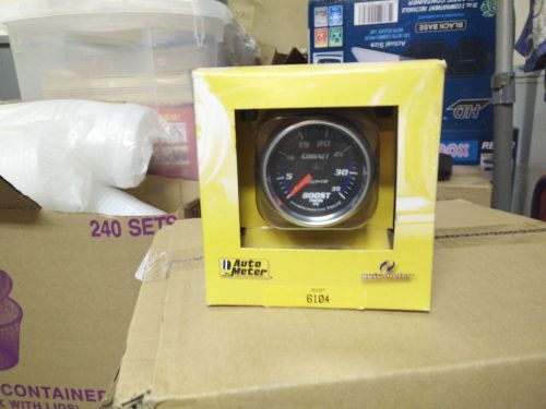 Auto meter 6104 cobalt 2 1/16&#034; mechanical boost gauge 0-35 psi