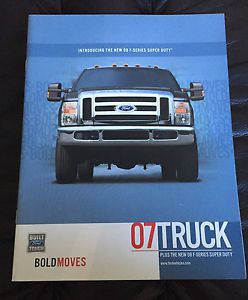 2007 ford trucks original dealer sales brochure f-150 f-250 plus 2008 super duty
