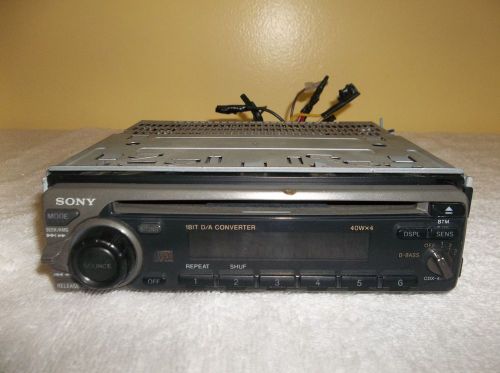 Sony car stereo/cd player--1 bit d/a converter--works