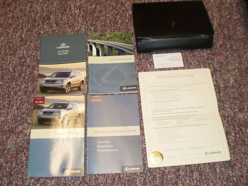 2007 lexus rx350 suv owners manual books guide case all models