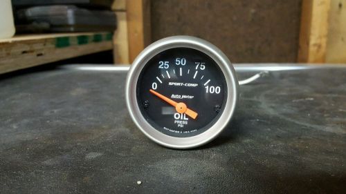 Autometer sport comp oil pressure gauge 3327