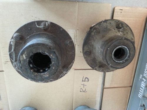 Pair of chevrolet 6 bolt hubs   1930s maybe