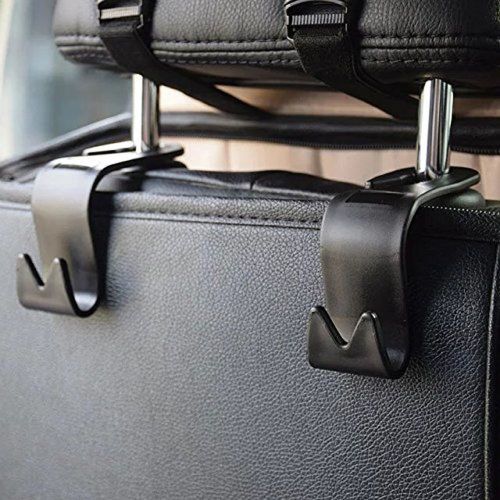 Ipely car suv back seat headrest hanger storage hooks - purse handbag grocery...
