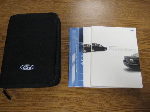 2005 ford five hundred 500 genuine oem owners manual
