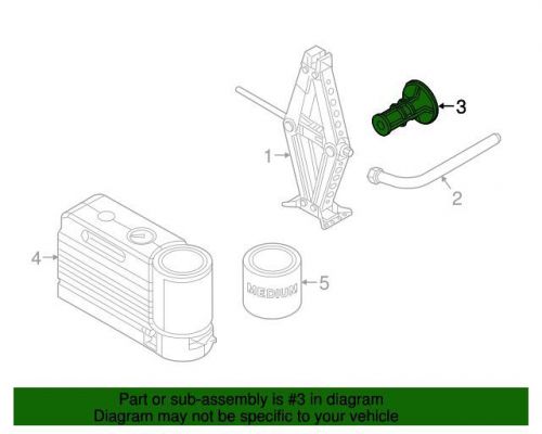 Genuine 2016-2016 jeep renegade spare retainer 68248138aa