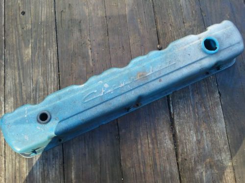 Chevy 194 260 250 292 script valve cover 63 64 65 66 chevrolet 6 cylinder
