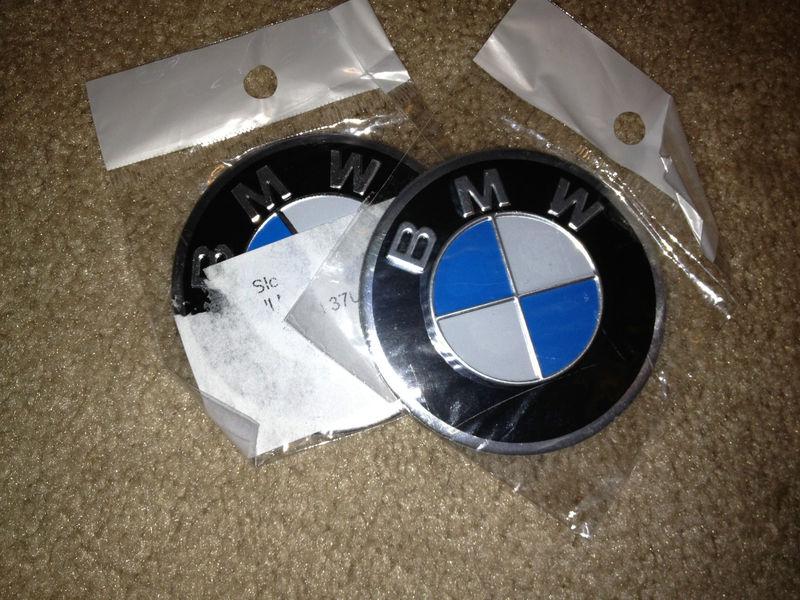 New pair of 68mm aluminum sticker decal for bmw motorcycles cars