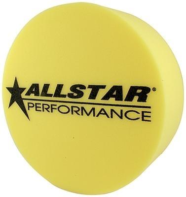 Allstar performance all44154 yellow  push-in foam mud plugs each 15" diameter -