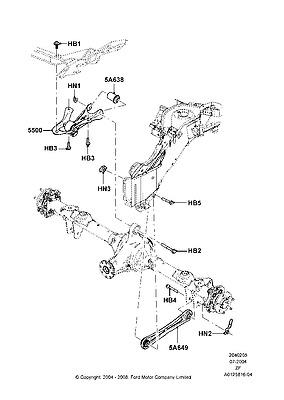 Ar3z5a649a ford arm assy - rear suspension