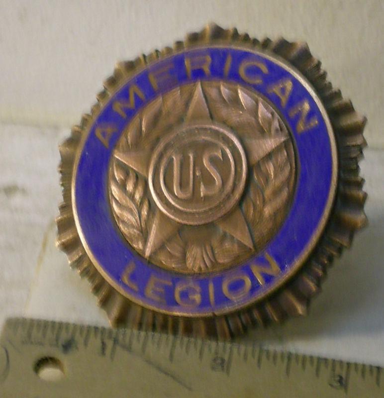 1920s 30s bronze cloisonne american legion radiator badge patented 1919