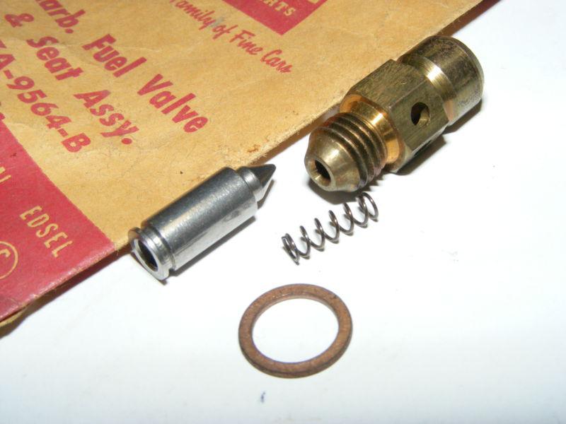 1957 ford thunderbird carb needle & seat 272 292 nos new old stock b7a-9564-b
