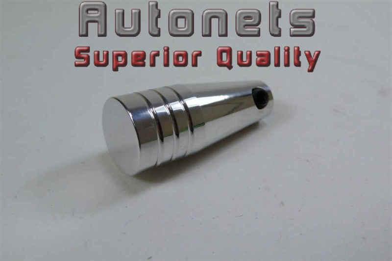 Polished aluminum dash knobs hot rat rod universal fit 1/4" hole size