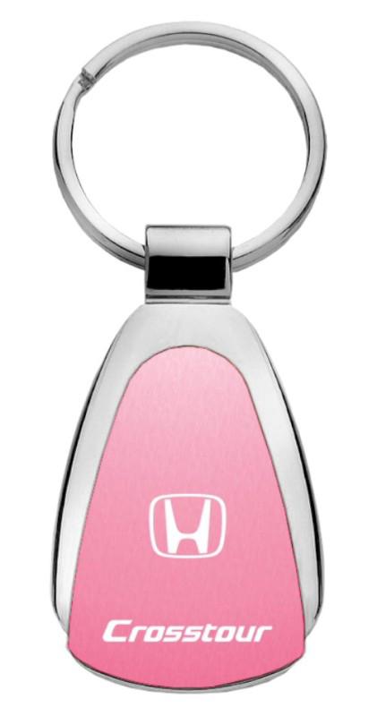 Honda crt pink teardrop keychain / key fob engraved in usa genuine