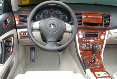 Subaru legacy outback interior wood dash trim kit set 2005 2006 2007 2008 2009