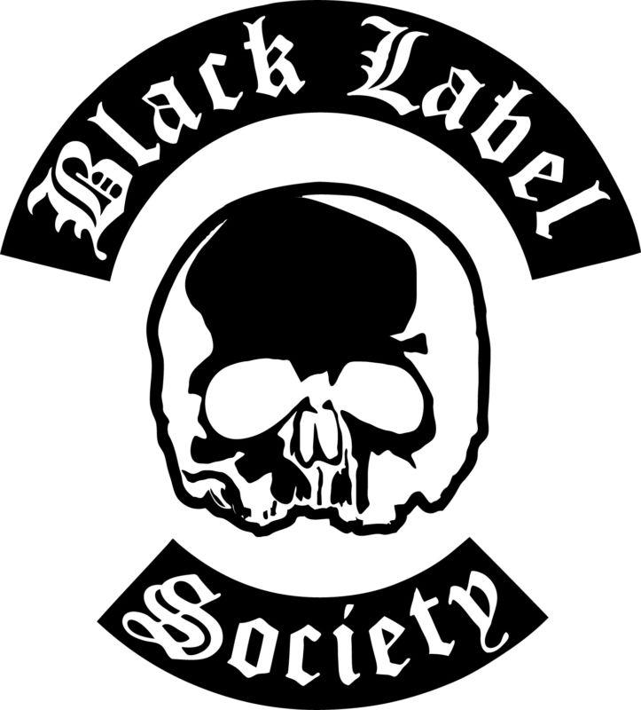 Black label society - vinyl decal sticker - you pick color - rock metal band