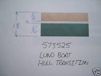 1 3/8" gold green lund hull transition pinstripe 573525