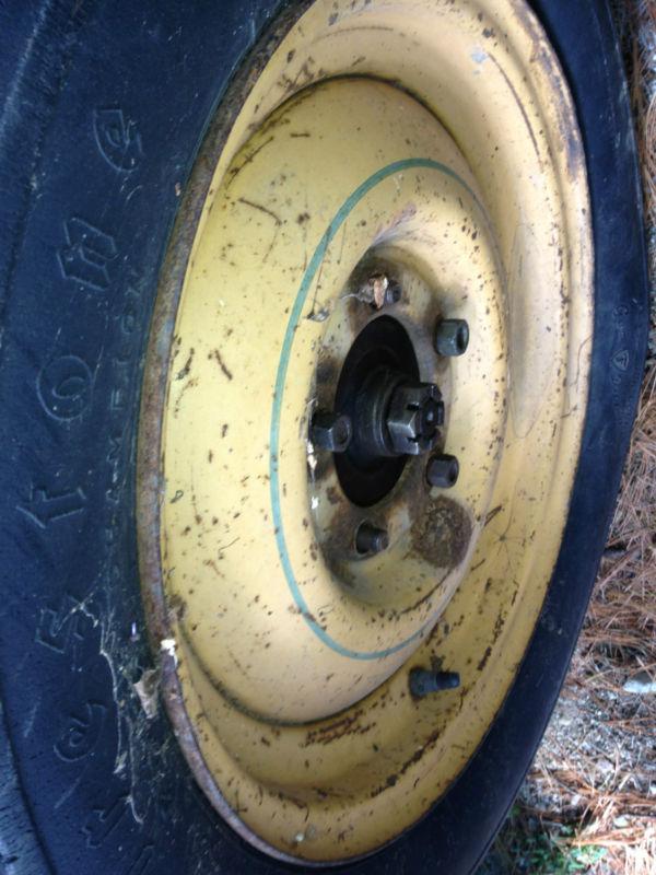 Willys  cj2a vec kelsey hayes wheel 16x4.5 solid disc original paint 