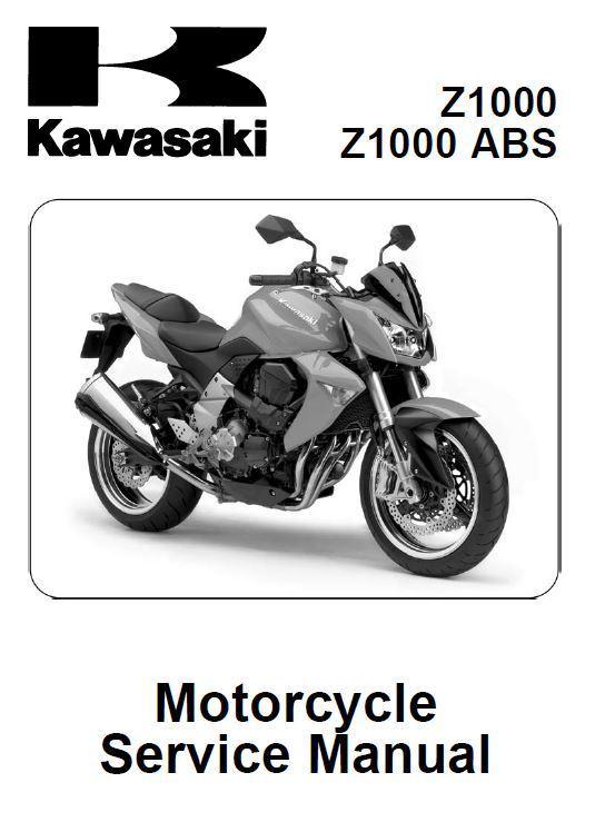 2007-2008 kawasaki z1000 z1000 abs factory service repair manual cd 07 08 