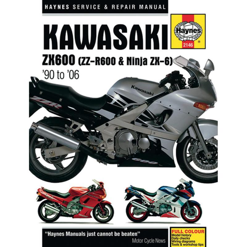 Haynes 2146 repair service manual kawasaki zx6 d/e ninja 1990-2000