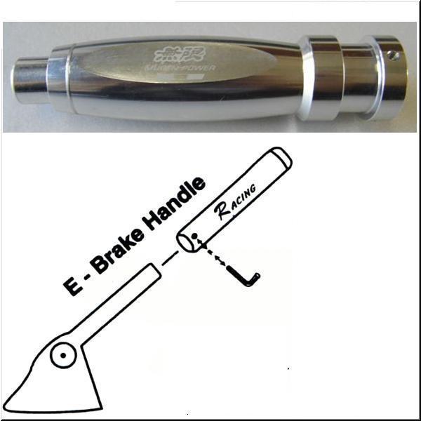 Car aluminum e hand brake ebrake handle silver include release button mugen