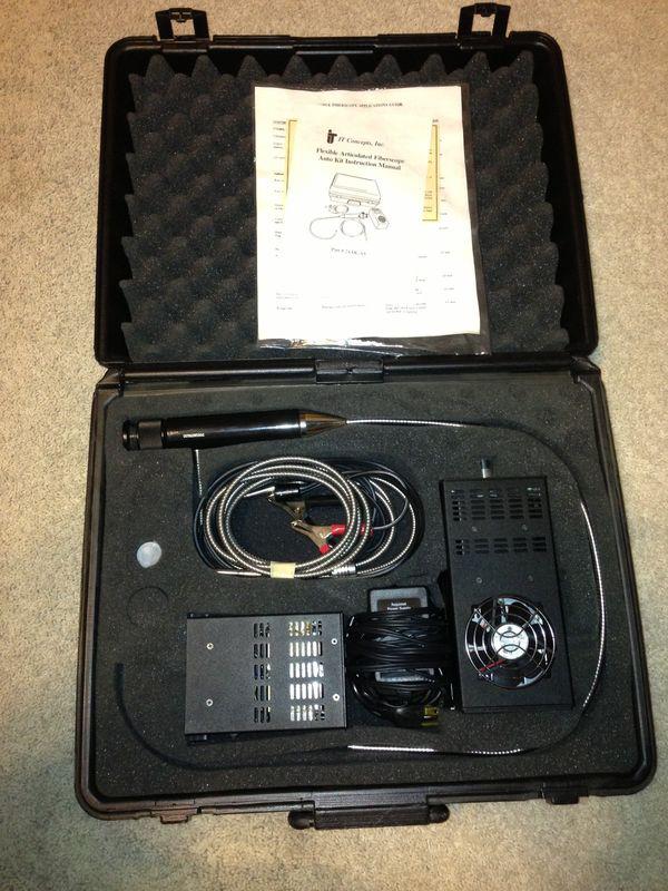 It concepts 24ak-as fiberscope borescope auto kit ac and 12v dc itc24ak-as