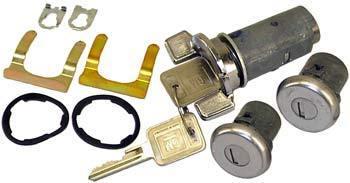 1979-87 chevrolet chevy gmc pickup truck outside door lock ignition cylinder set