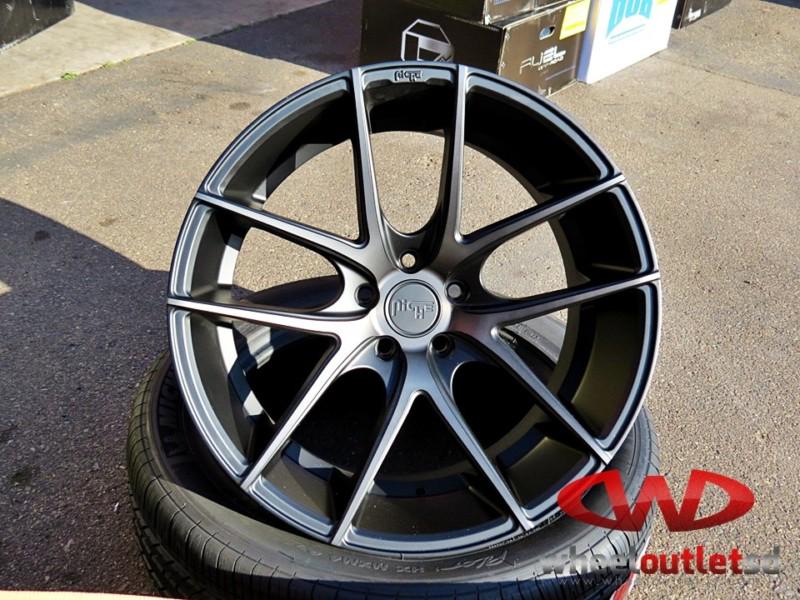 20" niche targa concave black machined wheels audi a4 a6 cts g37 m35 m45 bmw