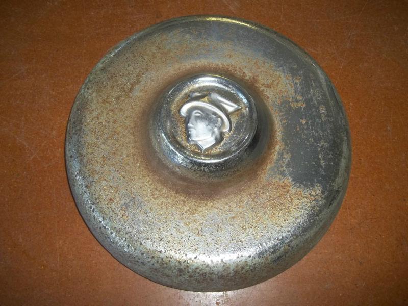 1951 51 mercury hubcap wheel cover center hub cap 11 1/4" dog dish poverty oem