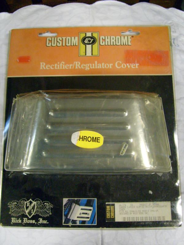 Custom chrome rectifier/regulator cover 46-174