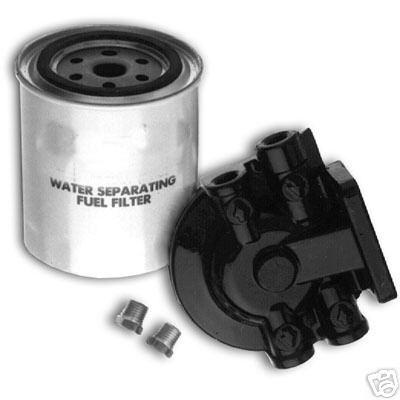 Sierra fuel water separator kit w/ stainless bracket