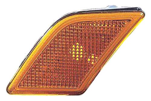 Replace mb2554100 - 08-09 mercedes c class front driver side marker light lens