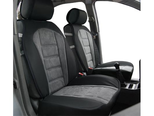 Pair of front car seat cover cushion compatible with mazda 208 bg