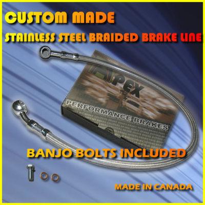 Stainless steel brake hose hoses line lines goldwing gl1100 gl 1100 1980 81 82