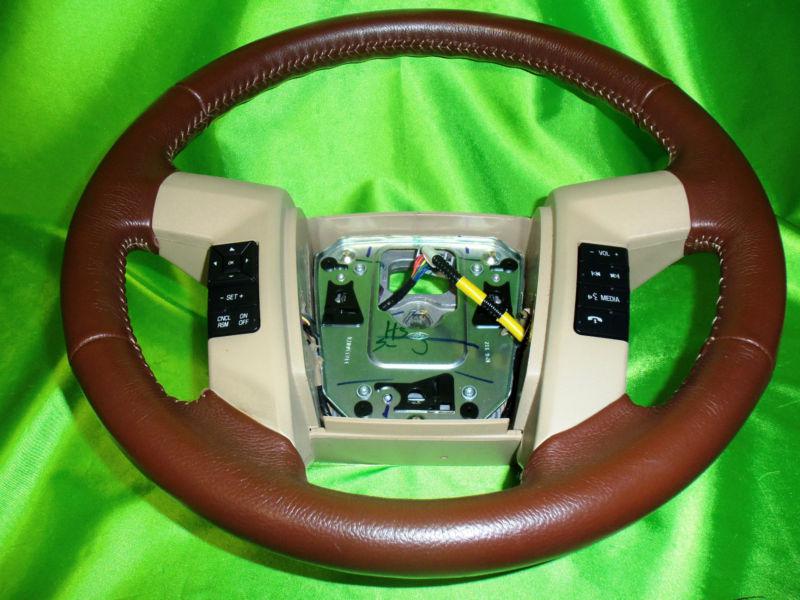 11 12 13 ford king ranch steering wheel w nav system *insurance quality*h10-85