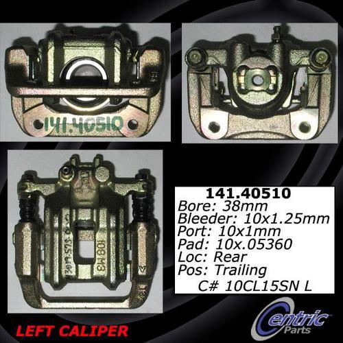 Centric 142.40510 rear brake caliper-posi-quiet loaded caliper-preferred