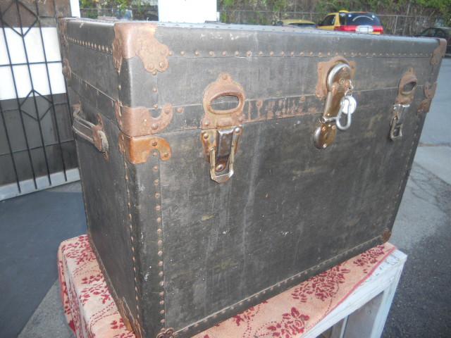 Vintage universal  rear car steamer trunk 1930's 1940's 1950's classic or hotrod