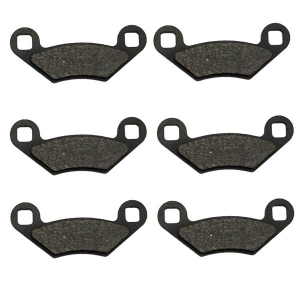 2009 2010 2011 polaris 850xp 850 xp sportsman kevlar front + rear brake pads set