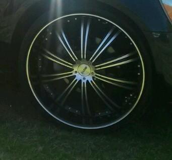 24 inch rims wheels and tires with sensors dodge magnum, charger