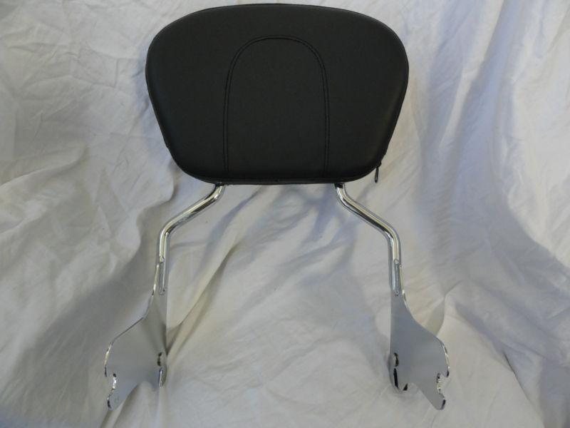 Harley davidson tall detachable upright sissy bar and pad - see details