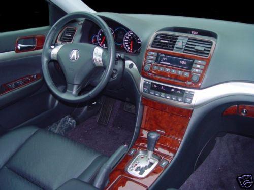 Sell Acura Tsx Interior Burl Wood Dash Trim Kit Set 2009 09